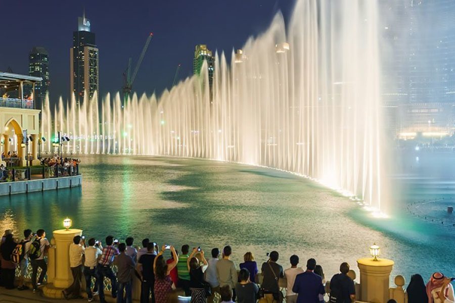 Dubai Fountain Lake Ride From Abu Dhabi