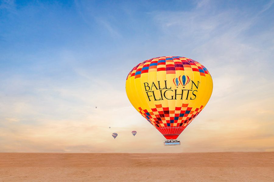Exotic Sunrise With Balloon Flights From Abu Dhabi